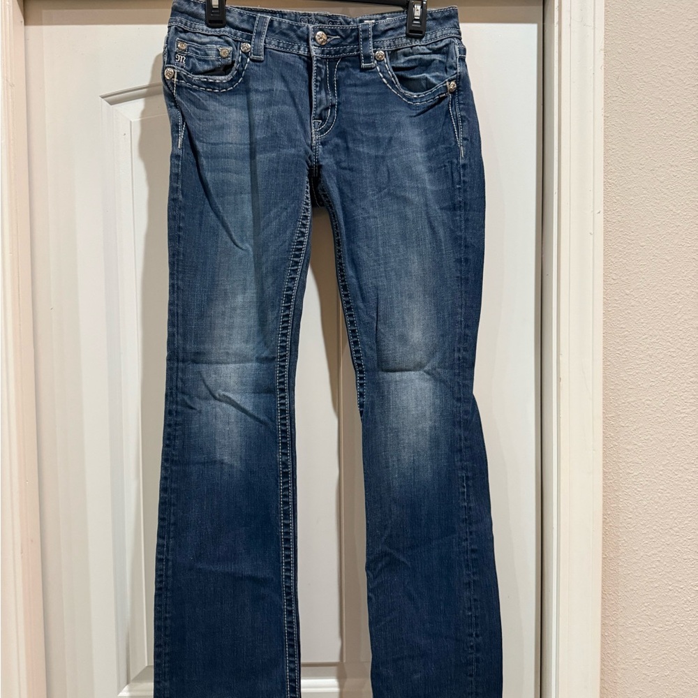 Miss Me Dark Blue Boot Cut Jeans